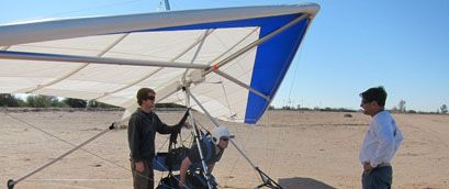Dustin and Mark teaching on the Falcon Tandem