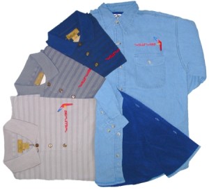 WW Logo Premium Golf Shirt and Lined Denim Shirt