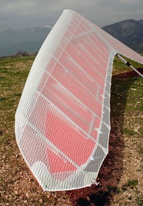 Pre-production T2 with full Mylar sail.