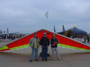 Mike Kelsey et al with Mike's Talon and the Thunderbirds at the Fort Smith Airshow Photo: Britton Shaw