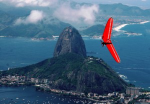 Nader Couri with his WW T2, flying close for the cameras.