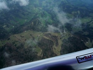 Wisps of Cloud Over Switzerland
