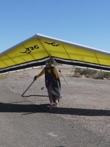Larry Bunner with another 2010 ECC goal finish on his Wills Wing T2C 144.