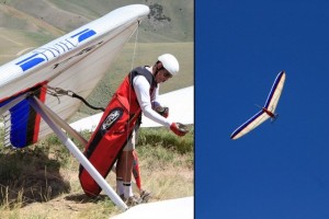 Dave Gibson Hooked-In and Flying.