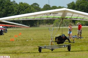 Stinnett coming out of the cart on his new T2C 144
