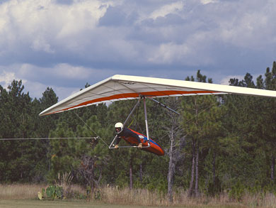 Dennis Pagen launching the Talon